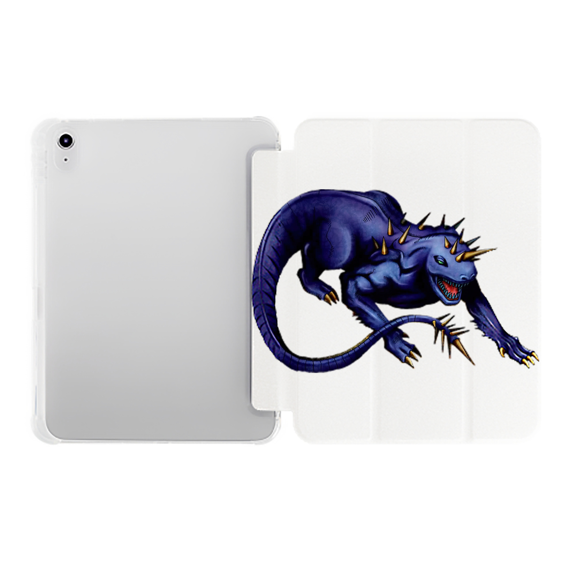 （画像用） 遊☆戯☆王 Yu-Gi-Oh! IPad ケース ペン収納付き 三つ折りスタンド PUレザー×シリコン 対応機種9.5/10.5/10.9インチ